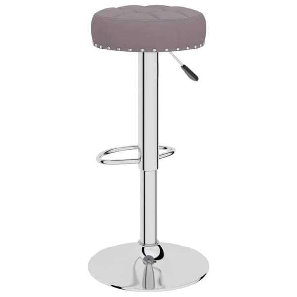 vidaXL Barstolar 2 st taupe tyg