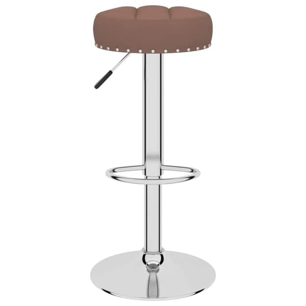 vidaXL barstole 2 stk. stof brun