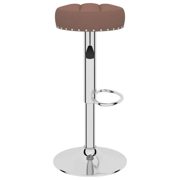 vidaXL barstole 2 stk. stof brun