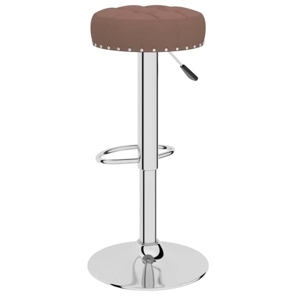 vidaXL barstole 2 stk. stof brun