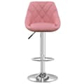 Miniatyrbild 3 av 10: vidaXL Barstol rosa sammet