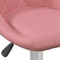 Miniatyrbild 7 av 10: vidaXL Barstolar 2 st rosa sammet