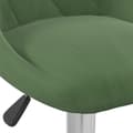 Miniatyrbild 6 av 10: vidaXL Barstol mörkgrön sammet