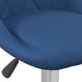 Miniatyrbild 6 av 10: vidaXL Barstol blå sammet
