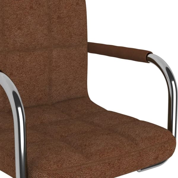 vidaXL barstol stof brun