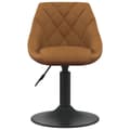 Miniatyrbild 3 av 10: vidaXL Barstol brun sammet
