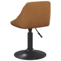 Miniatyrbild 5 av 10: vidaXL Barstol brun sammet