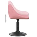 Miniatyrbild 7 av 10: vidaXL Barstol rosa sammet