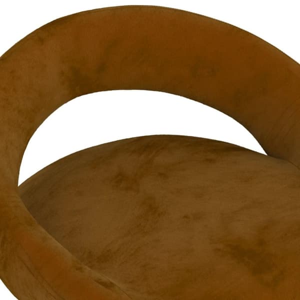 vidaXL Barstolar 2 st brun sammet