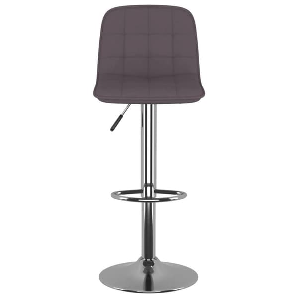 vidaXL barstole 2 stk. stof gråbrun