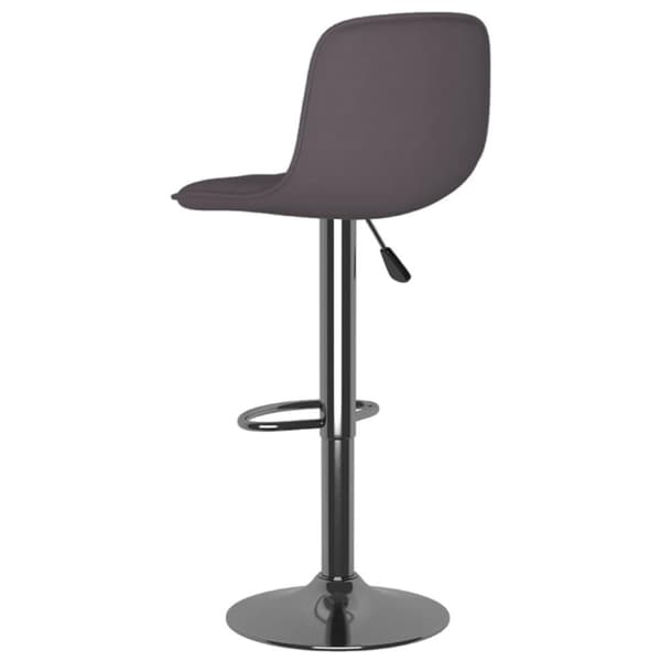 vidaXL barstole 2 stk. stof gråbrun
