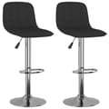 Miniatyrbillede 2 af 11: vidaXL barstole 2 stk. stof sort
