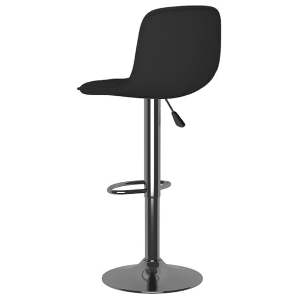 vidaXL Barstolar 2 st svart tyg