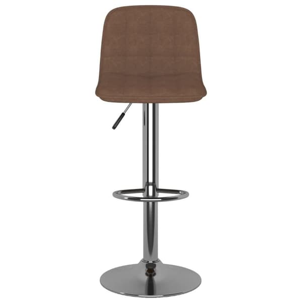 vidaXL barstole 2 stk. stof brun