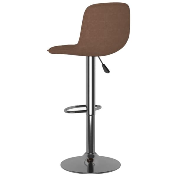 vidaXL barstole 2 stk. stof brun