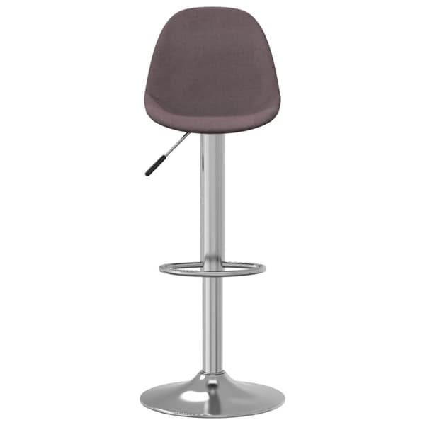 vidaXL Barstolar 2 st taupe tyg