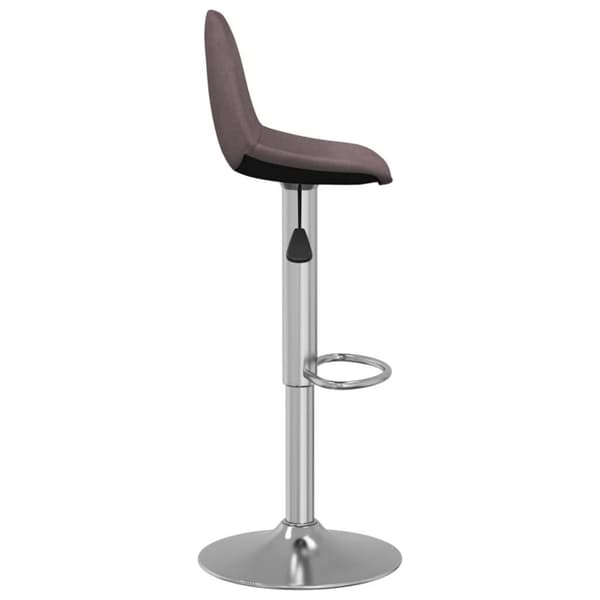 vidaXL Barstolar 2 st taupe tyg