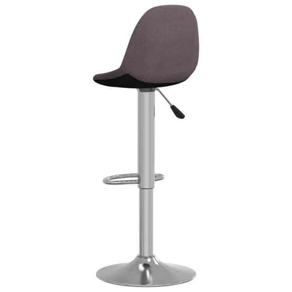 vidaXL Barstolar 2 st taupe tyg