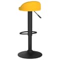 Miniatyrbillede 6 af 9: vidaXL barstole 2 stk. fløjl gul