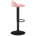 Miniatyrbild 4 av 10: vidaXL Barstol rosa sammet