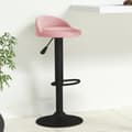 Miniatyrbild 9 av 10: vidaXL Barstol rosa sammet