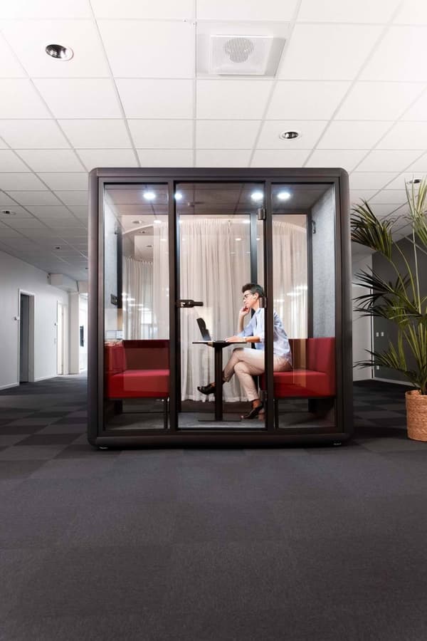 Mødebokse POD Duo 2200x1000 H2340, Telefonboks (C-klasse)