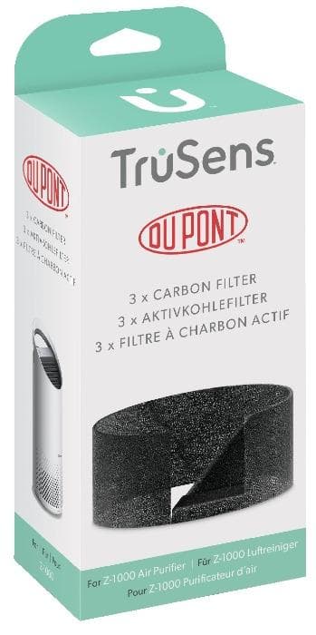 Kolfilter Z-1000 luftrenare, 3-pack - Leitz TruSens