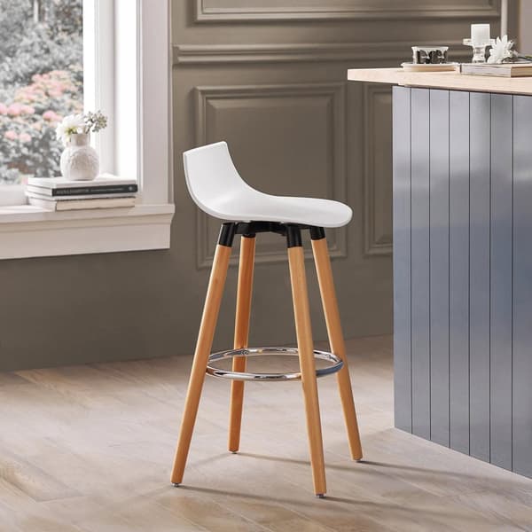 SoBuy Puinen baarituoli baarijakkara FST86-W