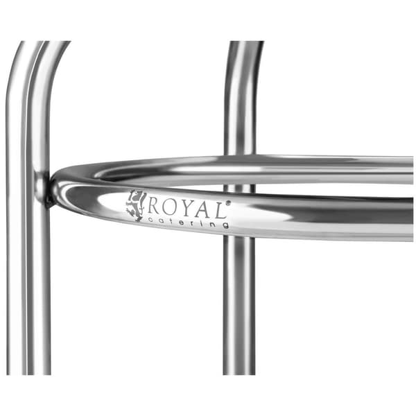Royal Catering Rostfri stålpall - diameter 29 cm