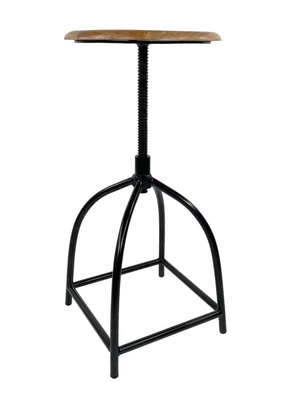 Vridbar pall Rhine Stool 2 st. kökspall pall Höjd Justerbar
