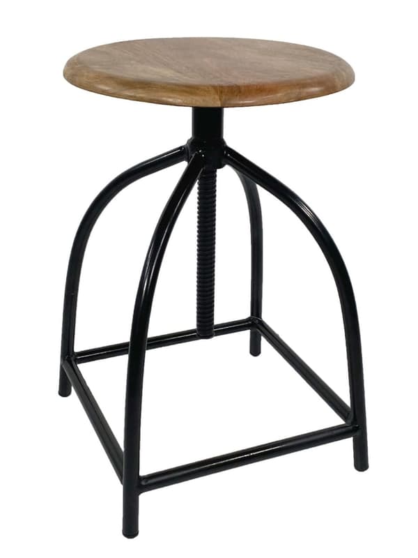 Vridbar pall Rhine Stool 2 st. kökspall pall Höjd Justerbar