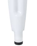 Miniatyrbilde 9 av 9: Sett med 2 Barkrakker Hvit Metall 60 cm Stablebar Benkehøyde Industriell