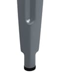 Miniatyrbilde 9 av 9: Sett med 2 Barkrakker Grå Metall Standard 60 cm Industriell Design