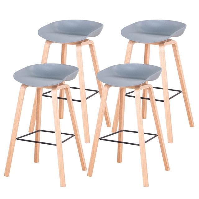 4 delar Ergonomisk modern barstol - hög lounge stol