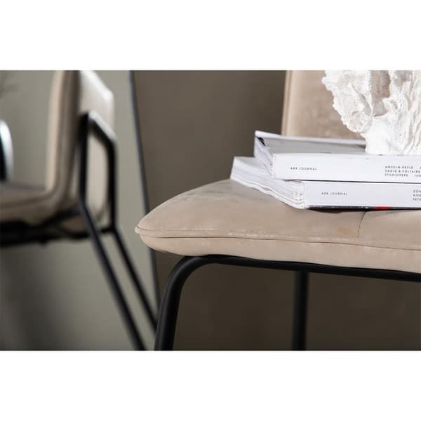 2 x  Bisbee barstol beige.