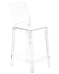 Miniatyrbillede 4 af 8: Sæt med 2 barstole Transparent Plast 99 cm Bordstol