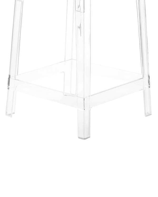 Sæt med 2 barstole Transparent Plast 99 cm Bordstol