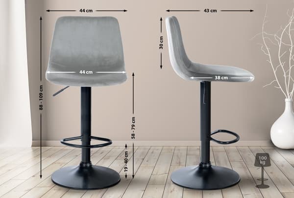 CLP Barstol Divo Velvet
