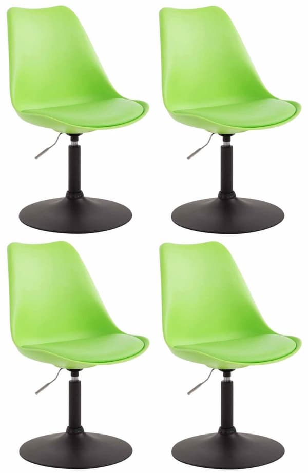 CLP Sæt med 4 spisebordsstole Maverick Plastic