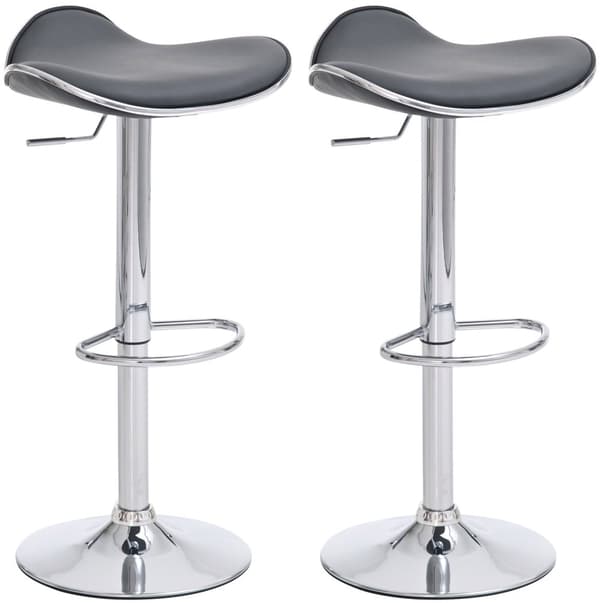 CLP Set med 2 barstolar Shanghai Imitation Leather