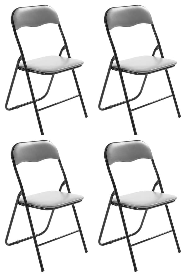 CLP Sæt med 4 sammenklappelige stole Felix