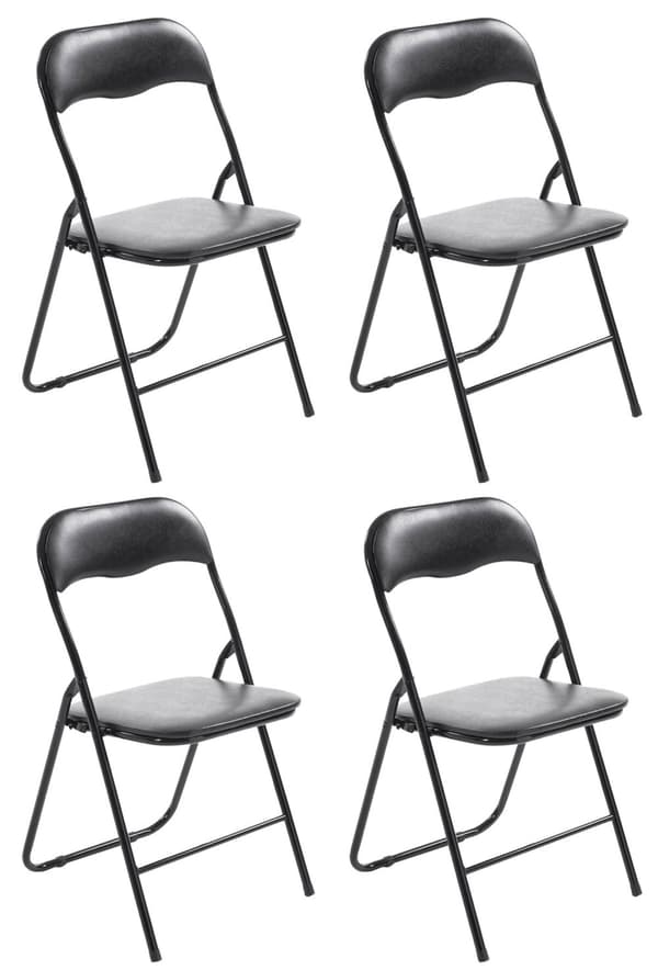 CLP Sæt med 4 sammenklappelige stole Felix