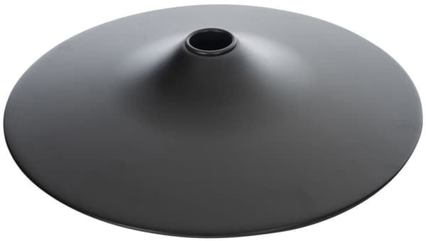 CLP Pyöreä pohjalevy 4 kokoa musta-45 cm