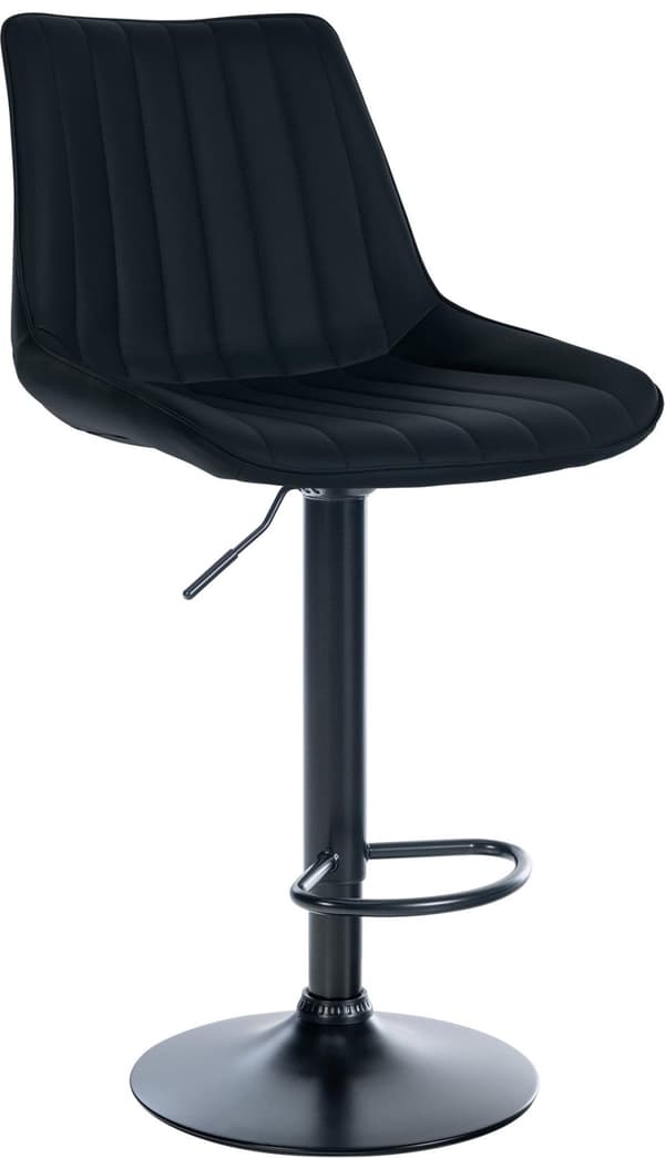 CLP Barpall Toni Imitation Leather svart-svart