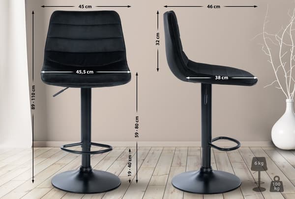 CLP Barstol Lex Velvet