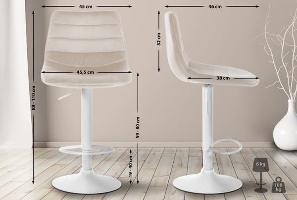 CLP Barstol Lex Velvet