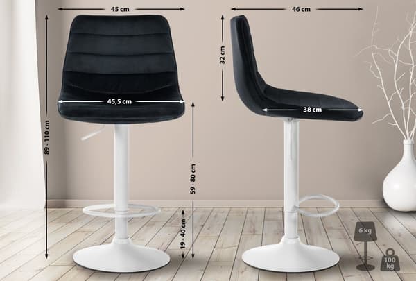 CLP Barstol Lex Velvet
