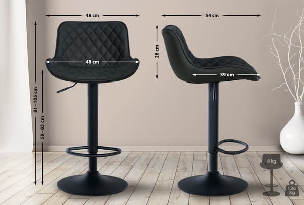 CLP Minosa barstol sæt af 2