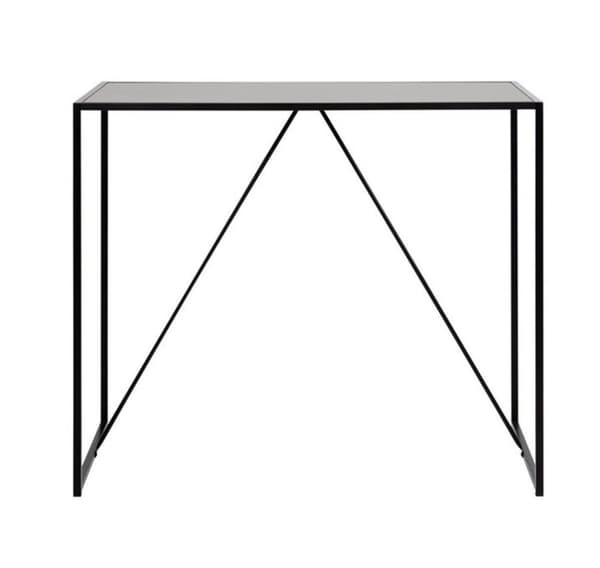 Barbord SEAFORD 120x60xH105cm, svart