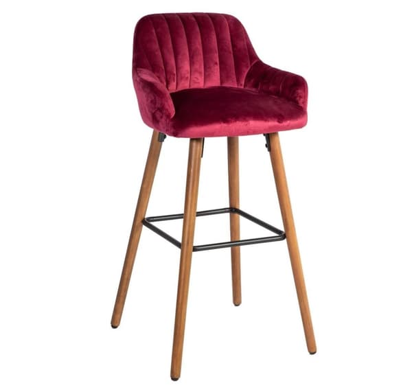 Barstol ARIEL bordeaux